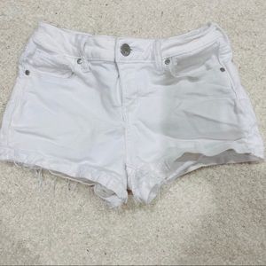 tillys white denim shorts